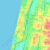 Топографическая карта Netanya, высота, рельеф