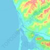 Топографическая карта Morro Bay, высота, рельеф
