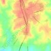 Топографическая карта Kershaw, высота, рельеф