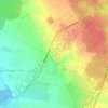 Топографическая карта Оброшино, высота, рельеф