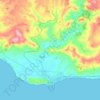 Топографическая карта Licata, высота, рельеф