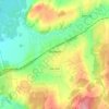 Топографическая карта Иглино, высота, рельеф