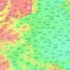 Топографическая карта 河南省, высота, рельеф
