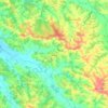Топографическая карта Aignan, высота, рельеф