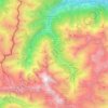 Топографическая карта Stelvio, высота, рельеф