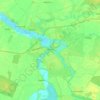 Топографическая карта Буск, высота, рельеф