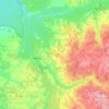 Топографическая карта Волма, высота, рельеф