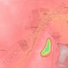 Топографическая карта Житикара, высота, рельеф