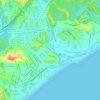 Топографическая карта Boca do Rio, высота, рельеф