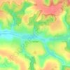 Топографическая карта Угроеды, высота, рельеф