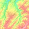 Топографическая карта Широкоярский сельсовет, высота, рельеф