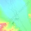 Топографическая карта Теве-Хаинский сумон, высота, рельеф