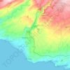 Топографическая карта Scicli, высота, рельеф