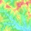 Топографическая карта Whatlington, высота, рельеф