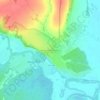 Топографическая карта Козьмодемьянск, высота, рельеф