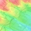 Топографическая карта Березина Речка, высота, рельеф