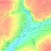 Топографическая карта Большие Нырты, высота, рельеф