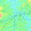 Топографическая карта Juatuba, высота, рельеф