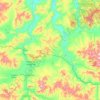 Топографическая карта Кяхтинский район, высота, рельеф