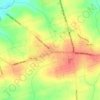 Топографическая карта Strasburg, высота, рельеф