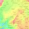 Топографическая карта Rajasthan, высота, рельеф