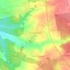 Топографическая карта Большие Лезневичи, высота, рельеф