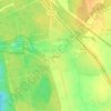 Топографическая карта Дубовка, высота, рельеф