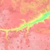 Топографическая карта Шумихинский муниципальный округ, высота, рельеф