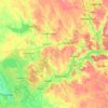 Топографическая карта Састамала, высота, рельеф