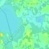 Топографическая карта Черноземье, высота, рельеф