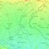 Топографическая карта Uttar Dinajpur, высота, рельеф