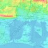 Топографическая карта Havant, высота, рельеф