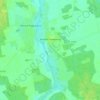 Топографическая карта Большие Радваничи, высота, рельеф