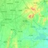 Топографическая карта 临沭县, высота, рельеф