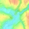 Топографическая карта Мосальское, высота, рельеф