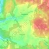 Топографическая карта Иклинское, высота, рельеф