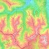 Топографическая карта Saint-Lary, высота, рельеф