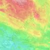 Топографическая карта Юкковское сельское поселение, высота, рельеф