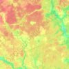 Топографическая карта Богородское сельское поселение, высота, рельеф