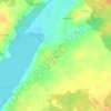 Топографическая карта Усвея, высота, рельеф