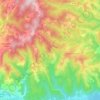 Топографическая карта Gilhac-et-Bruzac, высота, рельеф