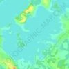 Топографическая карта озеро Несьпиш, высота, рельеф
