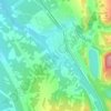 Топографическая карта Карьер Известняк, высота, рельеф