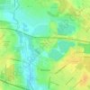 Топографическая карта Красково, высота, рельеф