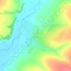 Топографическая карта Лукьянцы, высота, рельеф