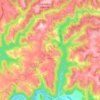Топографическая карта Assac, высота, рельеф