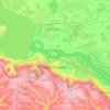 Топографическая карта Каменское, высота, рельеф