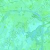 Топографическая карта Vinderhoute, высота, рельеф