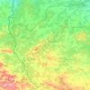Топографическая карта Ковельский район, высота, рельеф