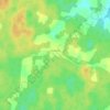 Топографическая карта Аношино, высота, рельеф